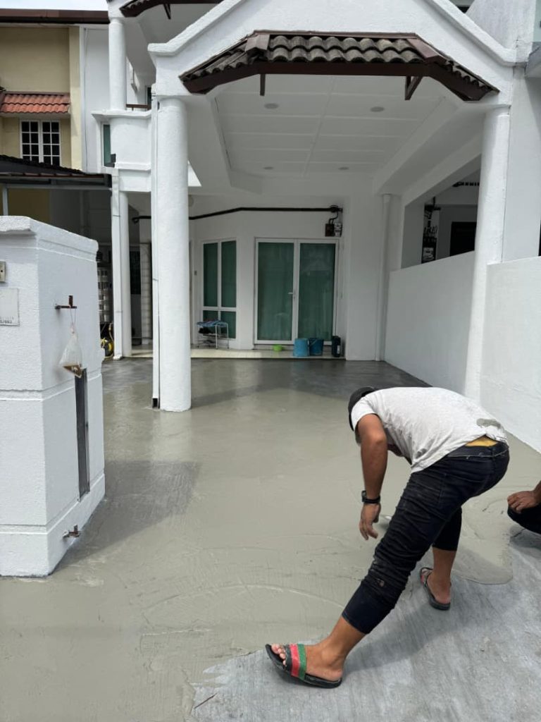 Brickwork & Concrete Flooring after renovation